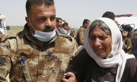 Isis releases over 200 Iraqi Yazidis after eight months in captivity